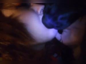 The intense fuck: The slut gets caught up in her passionate dog