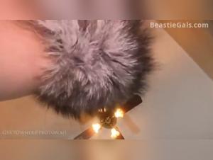 Kitten si presenta, un bagno di seme canino spietato
