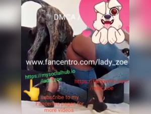 Exclusive dog sex video