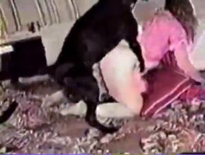 Dominazione degli animali: il piacere crudele di Milly con il suo cane