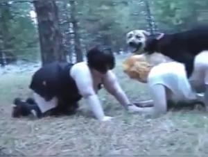 Sex with dog: extreme scenes