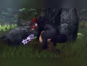 A beastly encounter in the wild