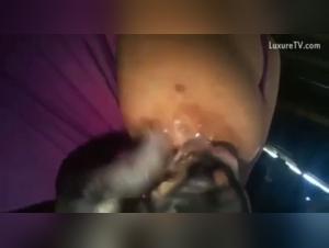 Video of extreme zoophilia with a dog