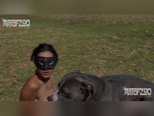 Slutty Women F***ing Cat in a Public Park