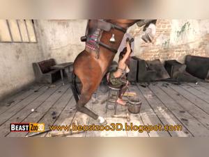 Discover the extreme with our 3D bestiality video