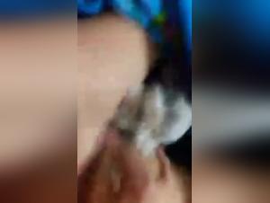 Watch this woman in an intimate relationship with her dog