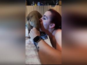 Succhiare un animale: l'oscura soddisfazione di un cane