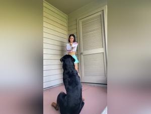 Extreme sex video with dog