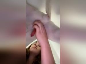 Exciting Video: Blonde and Her Dog Companion