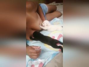 Watch this bestiality sex video featuring a woman and her dog