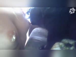 Hard and Intense Zoophilia Scene with a Teen and Her Pet