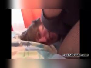 Hardcore sex scene with dog