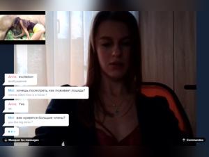 Biestlicher Ritt: Gehen Sie mit diesem Webcam-Girl und ihrem Pferd uber die Grenzen hinaus