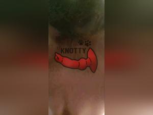 The slut gets bored by the scene and falls asleep.