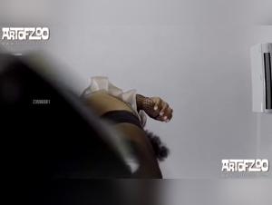 Lesbian woman and her dog, an erotic love story