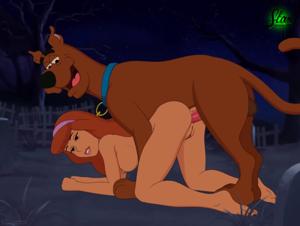 Discover the erotic adventure of Scooby Doo and his mistress