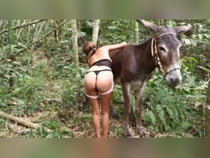 Sensual Dog Play between a Lesbian Couple