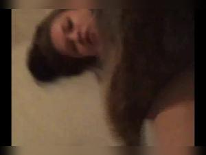 Intense Moments: A Woman and Her Canine Companion