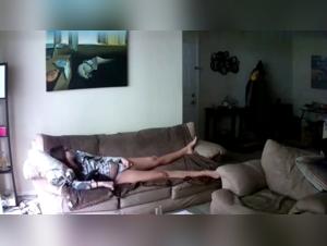 Intimate and Sensual Moments with a Cat