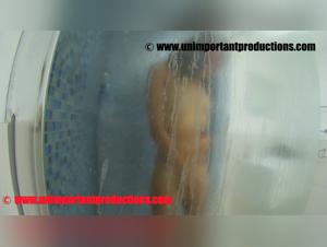 Dog Girl and Her Dog Lick Shower Fucks