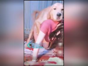 Extreme bestiality experience - Video with a dog