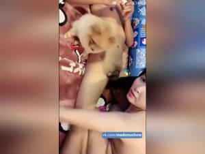 Discover the pleasures of zoophilia with this sex video with a dog