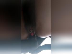 Sex video with an amateur and hard black dog