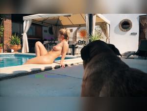 Discover a bad bitch in an extreme bestiality sex video