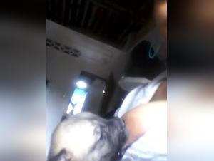 A forbidden and intense encounter with a dog