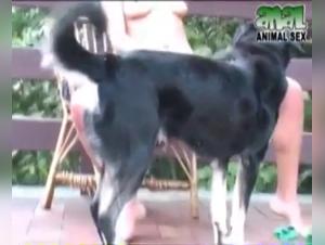 Deep Throat, Sperma fliesst, Aline unterzieht sich dem Hundefuhrer