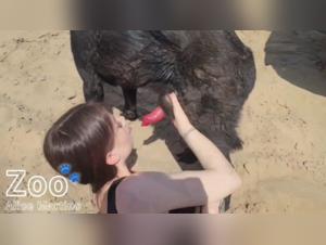 Dog Devours the Bitch: Squirts and Sperm Under Canine Domination