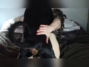 Bestiality video: discover the extreme with my magic wand and my dog