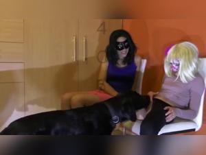 Une jeune fille fraiche se laisse exploser avec son chien : Decouvrez le plaisir de la bestialite teenage