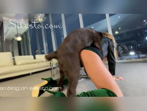 Watch Veronica Silesto in extreme animal sex scene