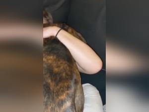 Hardcore sex video with dog