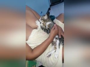 Bestiality Sex Video with a Woman and a Puppy