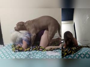 Immersione hardcore: cane, donna, desideri insoddisfatti