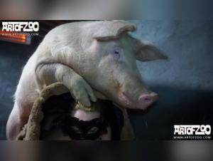 Extreme Zoophilia Video - The Woman Gets Fucked by Her Husband and Dog