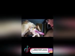 Hardcore sucking, dog and woman