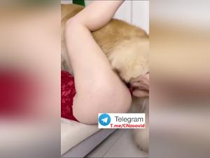 Forbidden delights: The wild eroticism of Milly with her dog
