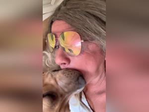 A Sizzling Sex & Pooch Interlude Before The Licking Continues