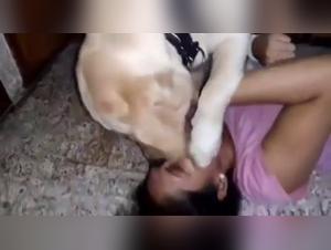 Bestiality sex video with Indian woman and her dog