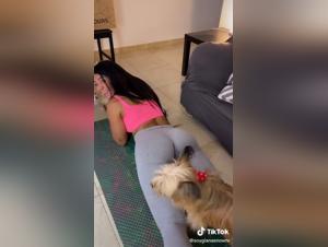 Shocking zoophilia video with a woman and her dog