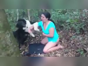 Zoophilia bestiality sex video: extreme moments with a dog