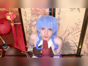 Extreme Sex Video with a Woman in Cosplay and Her Dog