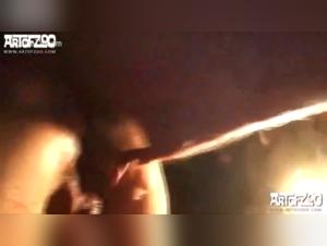 Bestiality scene with a pig: a video of extreme zoophilia