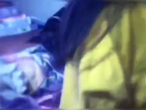 Zoophilia scene with an Asian and her dog