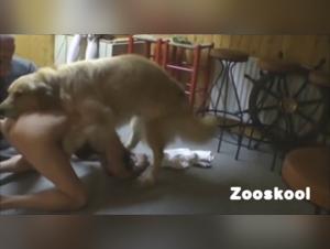Atti proibiti dal vivo: guarda Milly indulgere nella passione canina