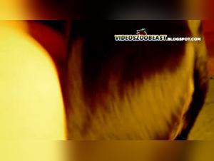 Hard and intense sex scene with a dog