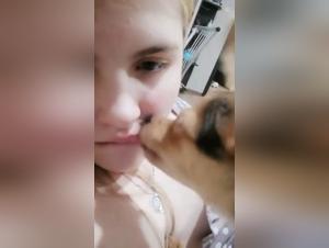 Young Lesbian Girl Gets Dog Involves in Sex Party